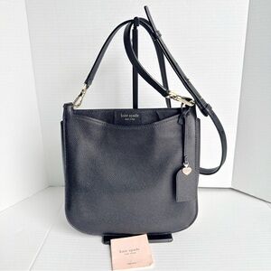 Kate Spade New York Pebbled Leather Shoulder & Crossbody Bag Black